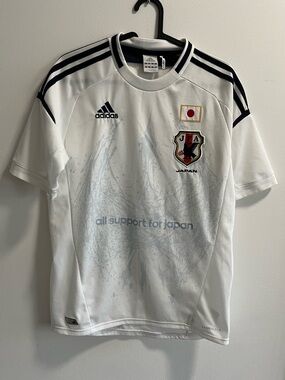 Japan 2012 Away adidas white National Team Soccer Jersey size XS